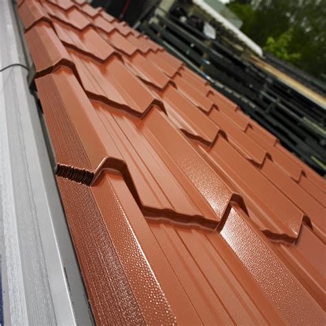 sheet metal tile roofing|tile effect steel roof sheets.